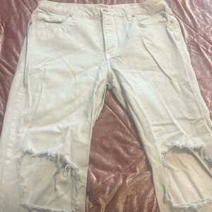 Free people white jeans